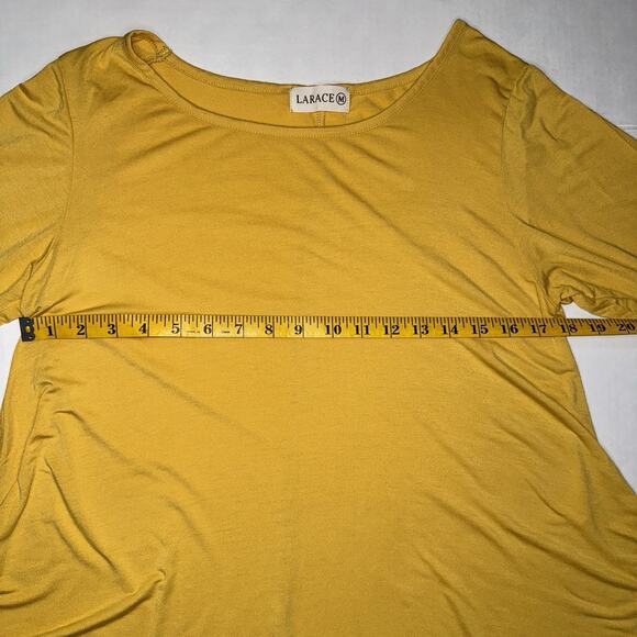 Larace Womens M Tunic Top Everyday Casual Loungewear Minimalist Basic Simple - Picture 6 of 8